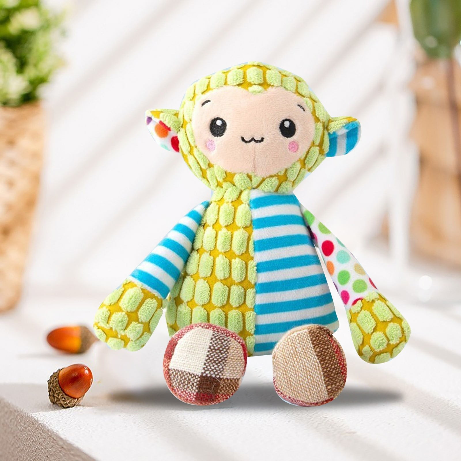 EIALIVE Robust Pig Immortal Squeaker Plush Toy For Aggressive Chewers