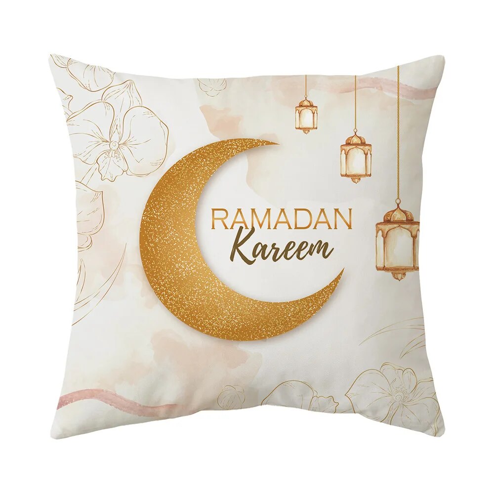 EID Mubarak Cushion Cover Ramadan Decorations For Home Islamic Muslim