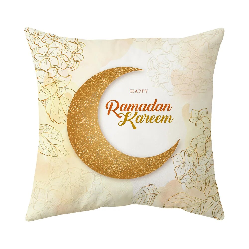 EID Mubarak Cushion Cover Ramadan Decorations For Home Islamic Muslim