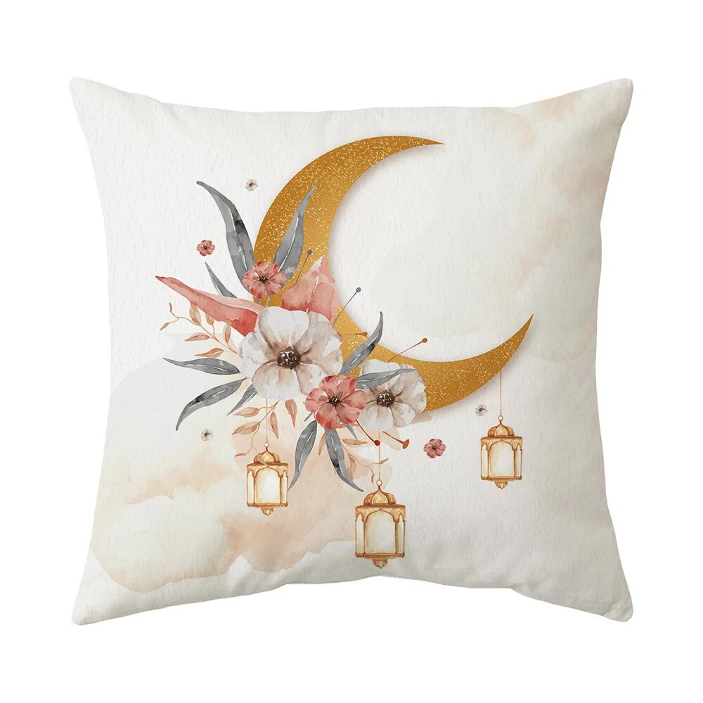 EID Mubarak Cushion Cover Ramadan Decorations For Home Islamic Muslim