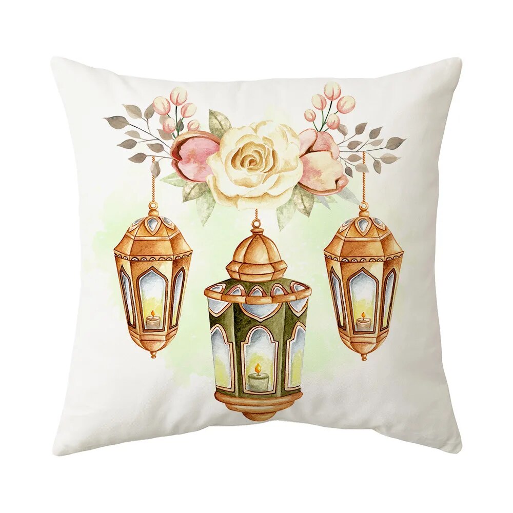 EID Mubarak Cushion Cover Ramadan Decorations For Home Islamic Muslim