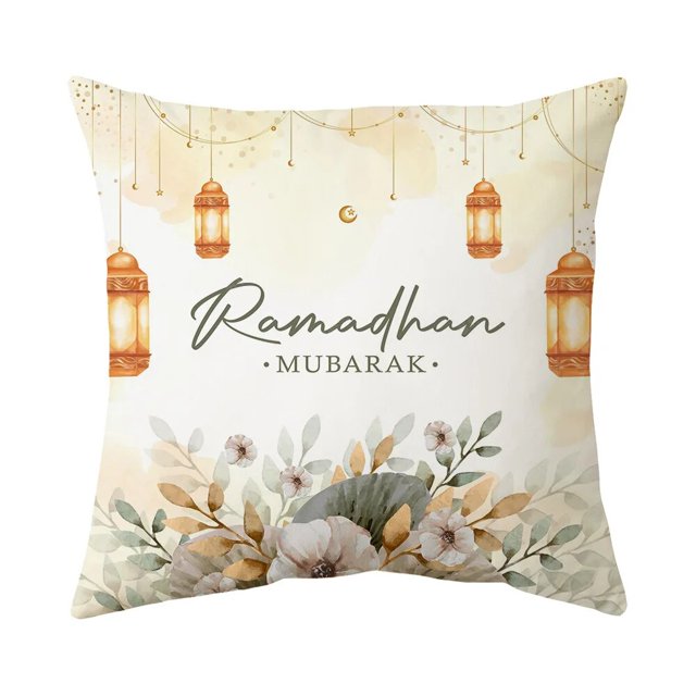 EID Mubarak Cushion Cover Ramadan Decorations For Home Islamic Muslim