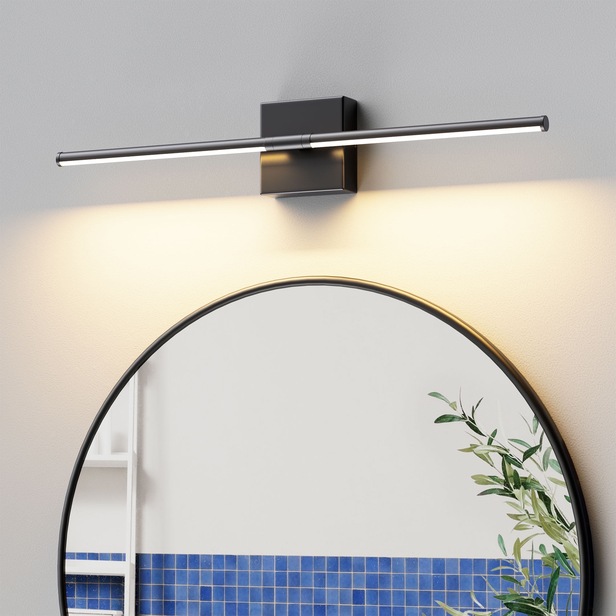 EIDSHINE Rotatable LED Bar Vanity Lights for Bathroom Mirror 10W 3000K Warm White 550 Lumens