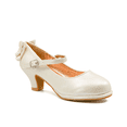 thumbnail image 1 of EIGHT EIGHTEEN Girls Leatherette Back Bow Tie Mary Jane Kiddie Heel - Em, 1 of 24