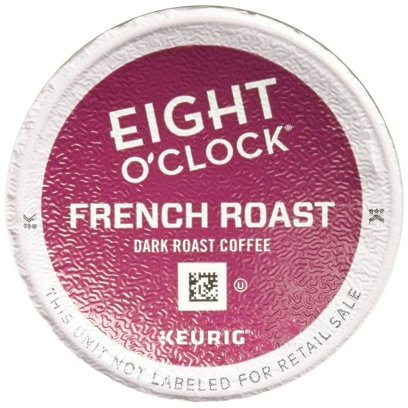 EIGHT O'CLOCK French Roast Dark Roast Coffee Cups, 0.34 oz, 12 ct