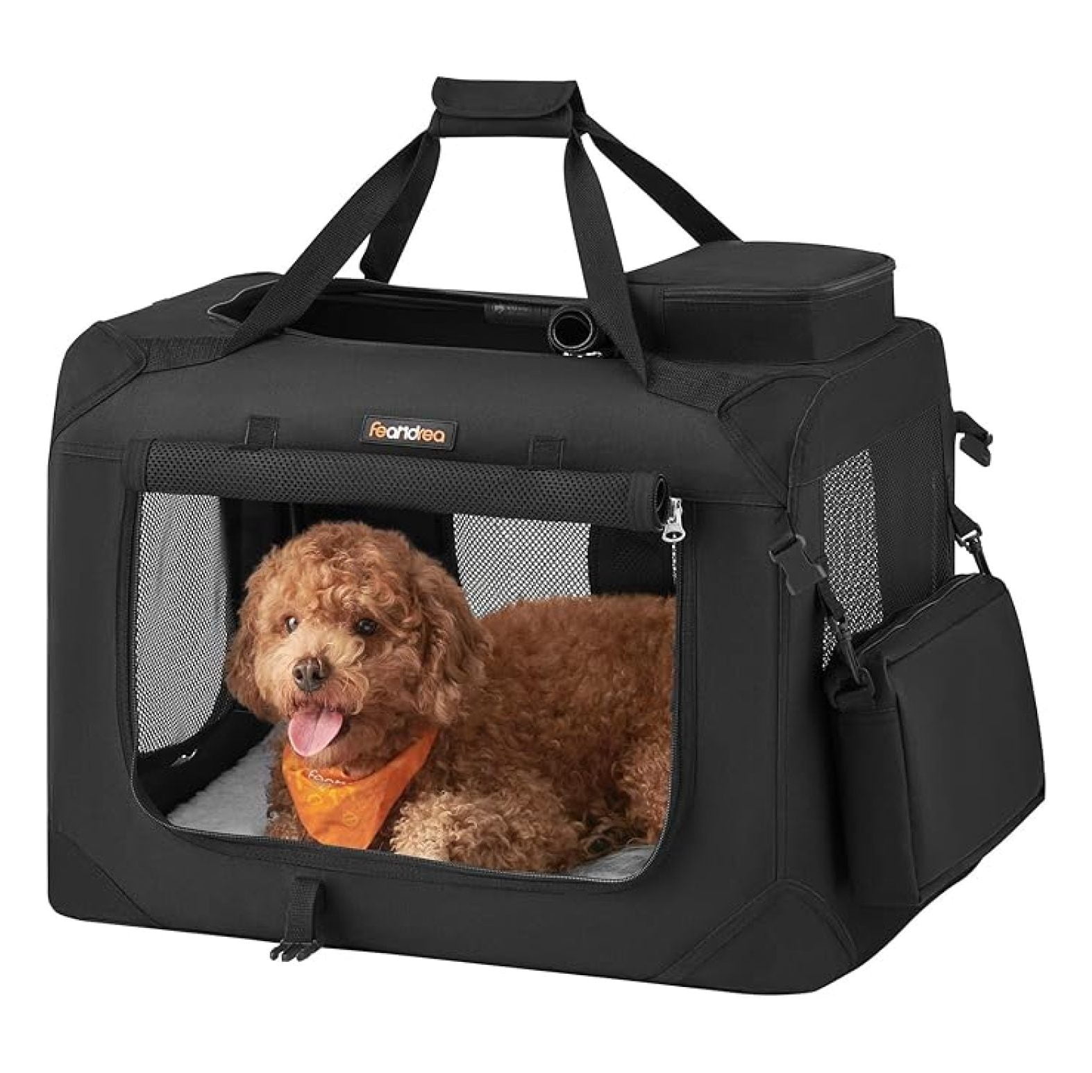 EIGHTNINE 24 Inches Collapsible Soft Dog Crate, Portable Travel Dog ...