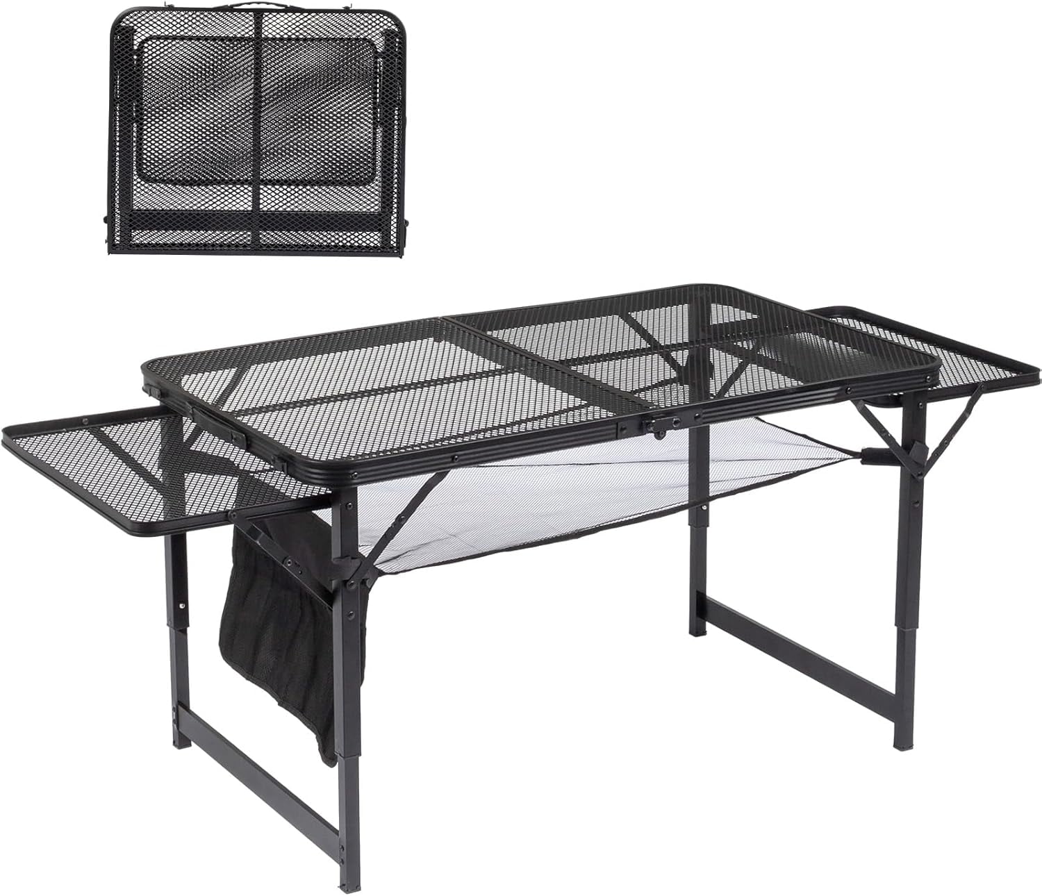 EIGHTNINE Folding Grill Table, Outdoor Foldable Camping Table, 4.7 FT — free download