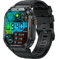 thumbnail image 1 of &nbsp;1.96" Military Smart Watch Outdoor Tactical Sports Watch Fitness Activity Tracker Smartwatch for Men with iPhone Android, 1 of 10