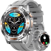 EIGIIS H60 Smart Watch for MenAnswer/Make Calls 1.46  Big Screen Smartwatch with Multiple Sports Modes Compatible with iOS Android, 1pc