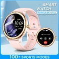 thumbnail image 1 of EIGIIS KE8 Smartwatch for Women, 250mAh Battery Life Watch with Customized Watch Faces, 1.27in TFT Touch Screen Watch with Wireless Calling Compatible with iOS Android, 1pc, 1 of 9
