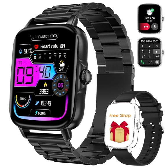 EIGIIS Smart Watch for Men 1.7 inch Make Answer Call Sport Watch for Android iOS