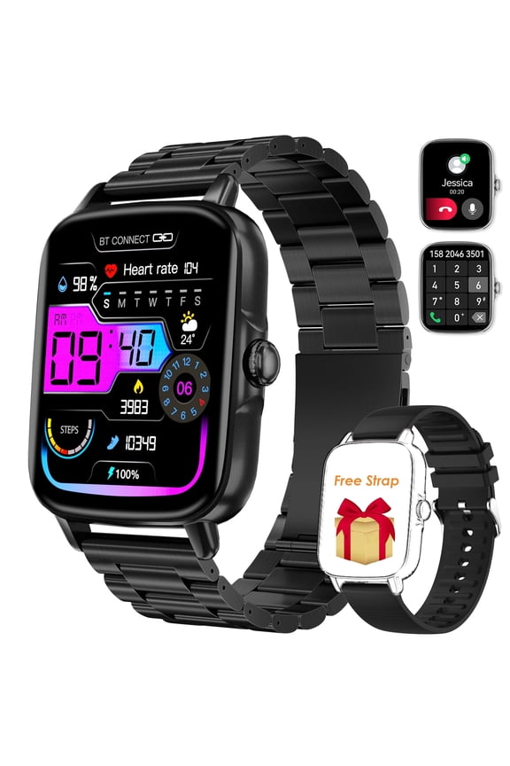 Smart Watch for Men 1.7 inch Make Answer Call Sport Watch for Android iOS
