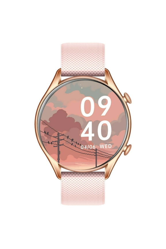 Smart Watch for Women Men with Call Receive/Dial 1.32 inch HD Full Touch Screen