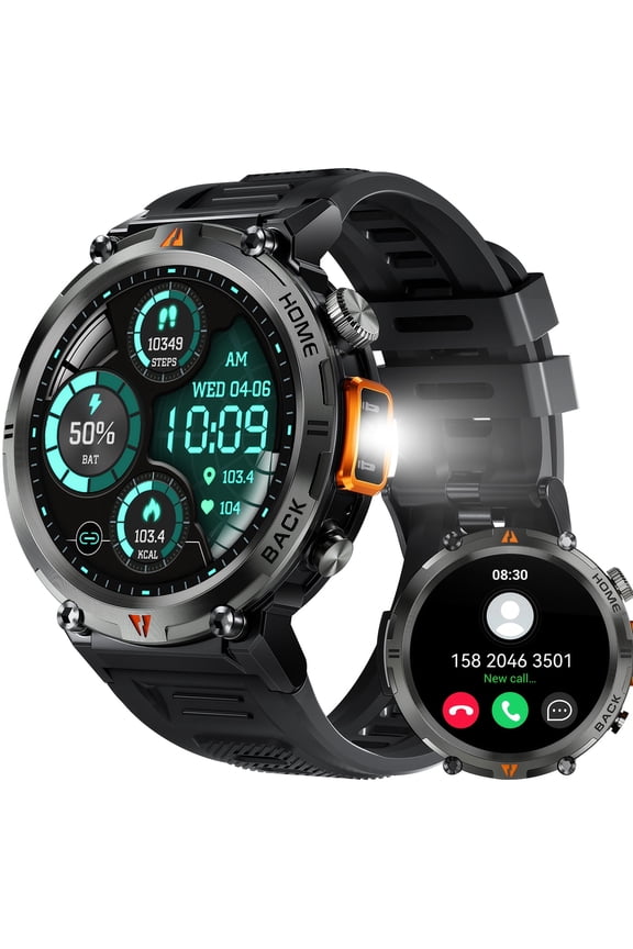 Smartwatch for Men, KE3, Black