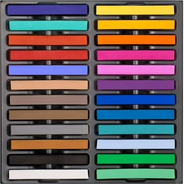 EIGTHTAIL Soft Pastel for Artists  24 PCS Vibrant Colors Chalk Sticks - Premium Pastel Art Supplies for Drawing  Blending  and Shading