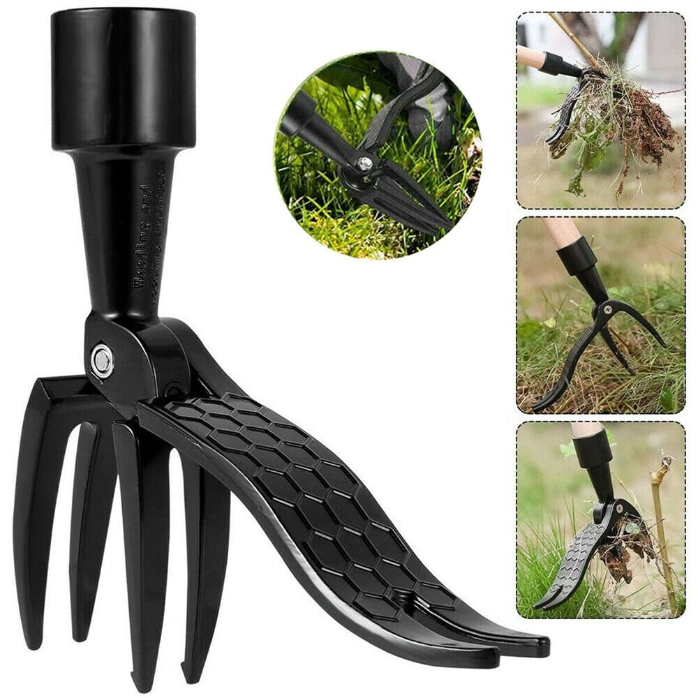 EIGTHTAIL Stand Up Weed Puller Head Weed Picker Tool Gardening Hand ...