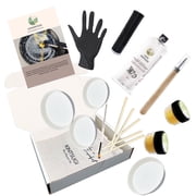 Kintsugi Repair Kit with Bio Resin, Food Safe & Dishwasher Safe, Japanese Art Gold Repair Kit for Ceramics, Beginners Friendly, Eco Bio Glue Craft Set
