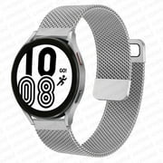EIHAIHIS 20mm 22mm Stainless Steel Bands For Samsung Galaxy watch 5 4 40mm 44mm/Active 2 3/Watch 4 Classic 42mm 46mm/Watch 3 45mm/Gear S3 S4 46mm Magnetic Loop Metal Mesh Strap for Huawei GT/2/2E/Pro