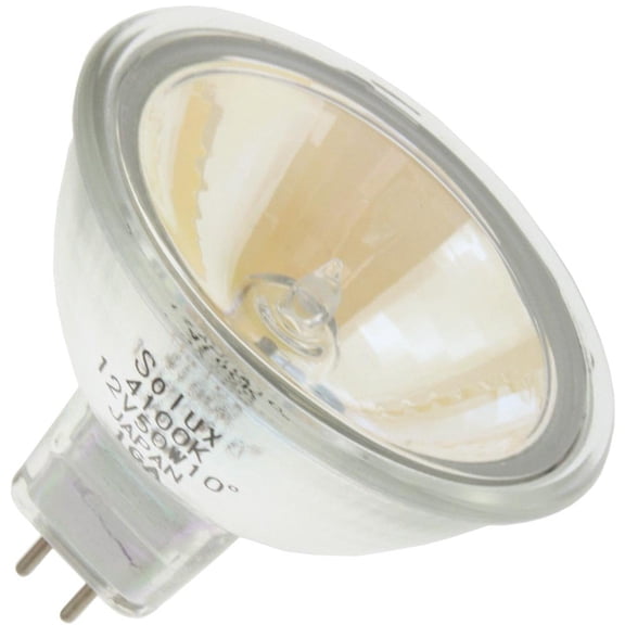 EIKO Q50MR16/CG/41/10, 50 Watt, MR16, Twist-Lock (GU5.3) Base Light Bulb (1 Bulb)