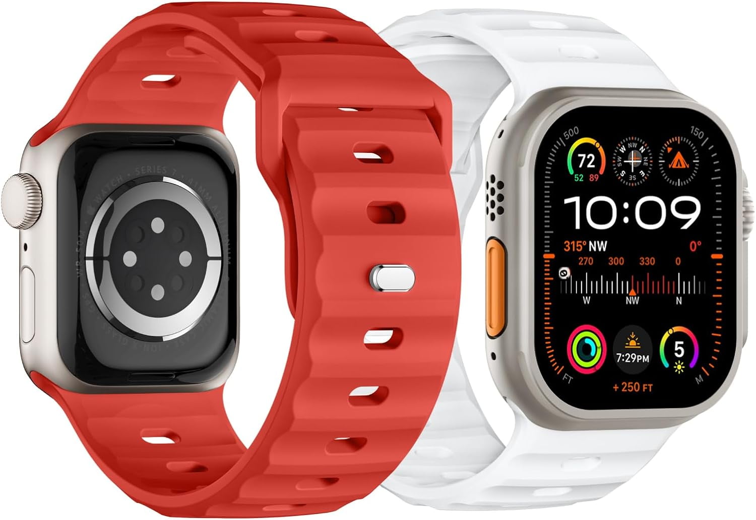 EIKODO-Sport Bands Compatible with Apple Watch Ultra 2 Band/Apple Watch ...