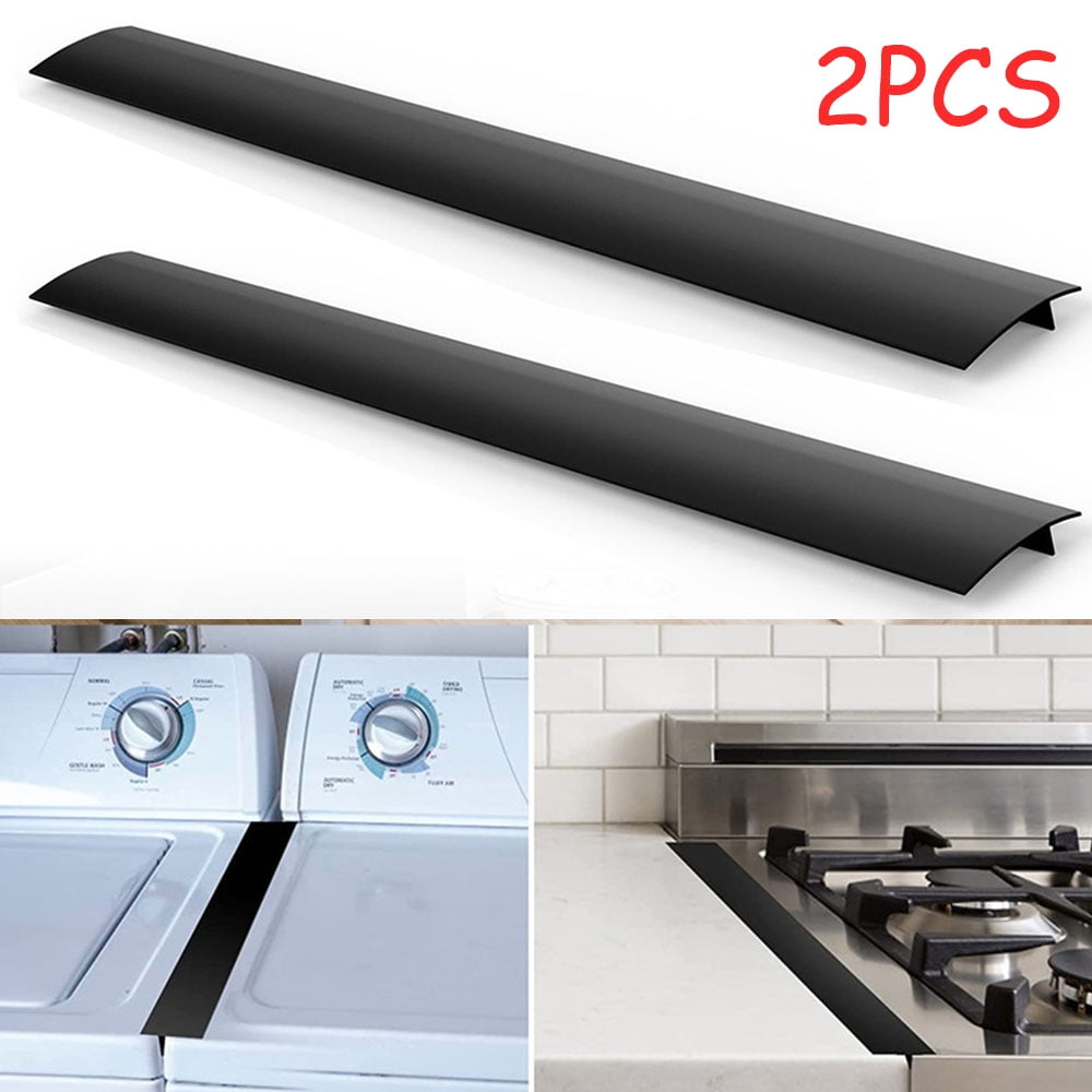 EILELI 2Pcs Kitchen Silicone Stove Counter Gap Cover, Easy Clean Heat ...