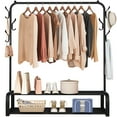 EILSORRN Metal Clothes Rack Garment Rack for Hanging Clothes,Clothing