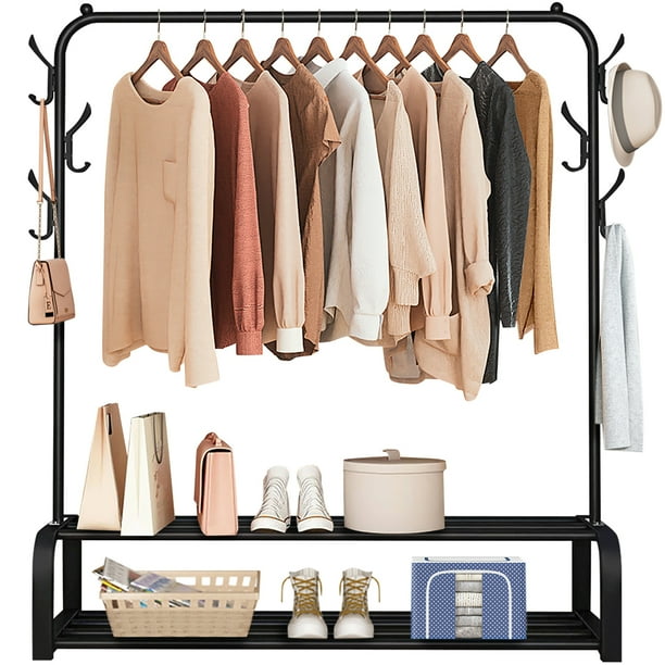 EILSORRN Metal Clothes Rack Garment Rack for Hanging Clothes,Clothing