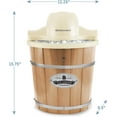 thumbnail image 1 of EIM-924LX 4 Quart Electric Ice Cream Maker with Pine Bucket for Homemade Desserts, 1 of 7