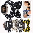 thumbnail image 1 of EIMEILI Elastic Wrist Bracelet for Apple Watch Band 38mm/42mm, Fancy Elastic Hair Wristbands Replacement for iWatch Series 5/4/3/2/1 Women Girls, 1 of 5