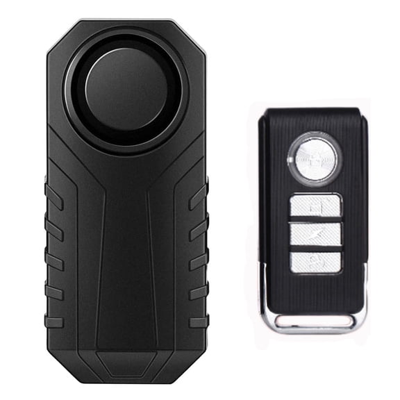 EIMELI 113dB Anti-Theft Bicycle Motorcycle Alarm ,Wireless Security Vibration Motion Sensor Alarm Waterproof Bike Alarm with Remote,Electric Bicycle Alarm