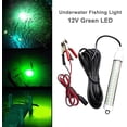 thumbnail image 1 of EIMELI 12V 120 LED Submersible Fishing Light Underwater Fish Finder Lamp, Night Fishing Lure Bait Finder Crappie Boat Ice Fishing Light Attractants More Fish with 6M Power Cord, 1 of 11
