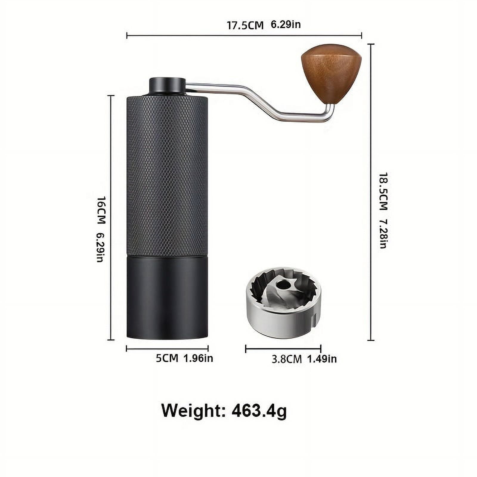 EIMELI 1pc Black Color Manual Coffee Grinder Hand Coffee Grinder with