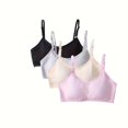 EIMELI 2024 Solid 1Pack Teen Girls Padded Training Bras Crop Underwear