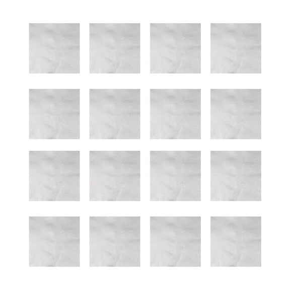EIMELI 300pc Plaid Aluminum Foil Sheets for Tea & Candy (Silver)