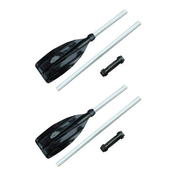 EIMELI Aluminum Alloy Paddle 2 Pcs Floating Paddles Splicing Kayak Rubber Boat Accessories