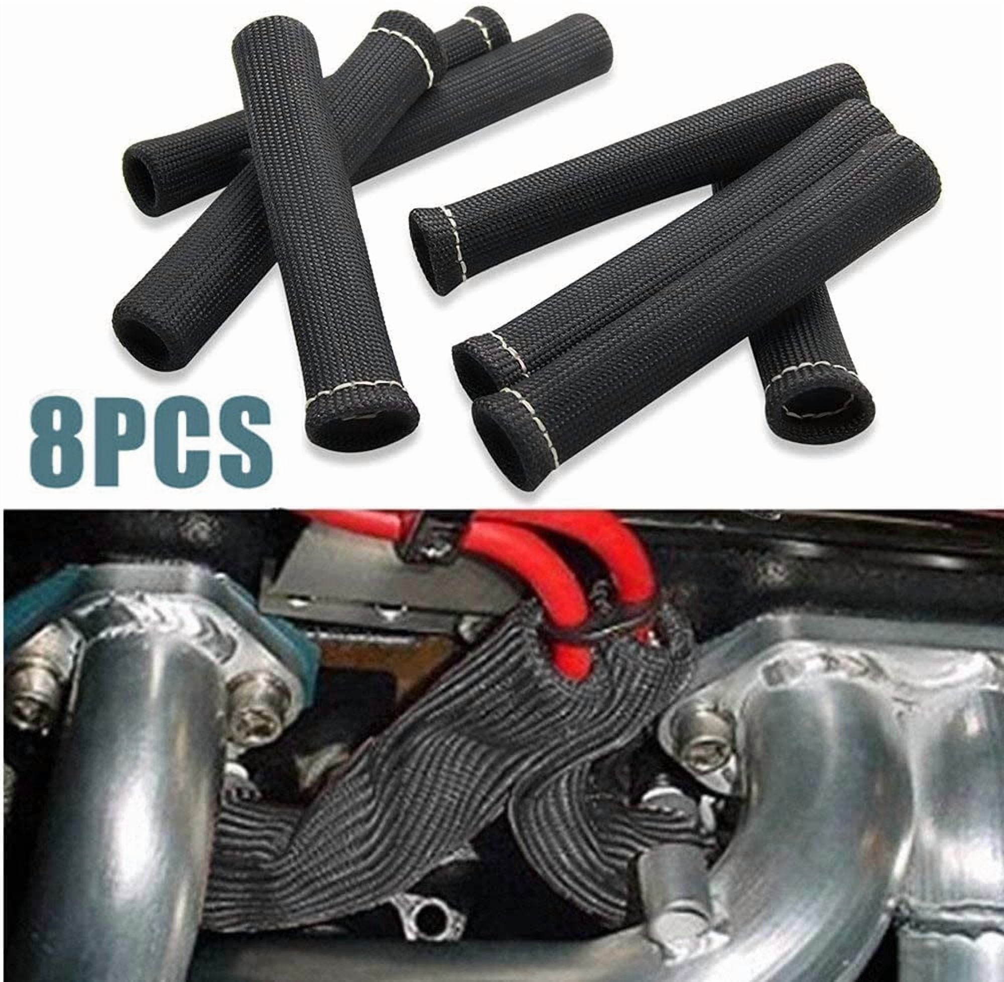 8X Spark Plug Wire Heat Shield Boot Loom Sleeve Protector 1200°F Glass... 8X Spark Plug Wire Heat Shield Boot Loom Sleeve Protector 1200°F Glass...