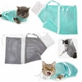 thumbnail image 1 of EIMELI Cat Shower Net Bag Anti-Bite and Anti-Scratch For Pet Bathing, Nail Trimming Drawstring Adjustable Breathable Restraint Bag Multifunctional Grooming Protective Bag, 1 of 7