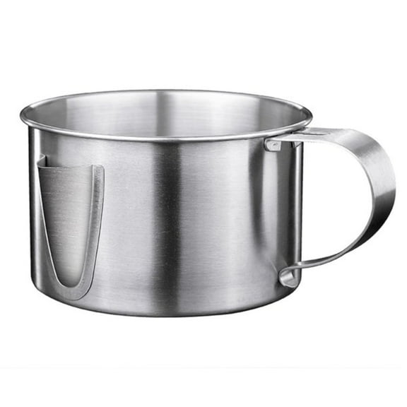 EIMELI Cooking Oil Container Oil Fat Separator Strainer Pot Grease Can -Stainless Steel Soup Oil Grease Separator Strainer Bowl Kitchen Cooking Tool