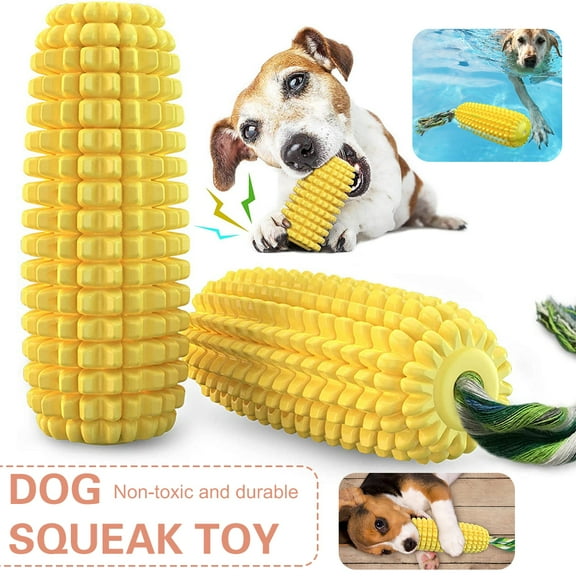 EIMELI Corn Chew Toys For Dogs, Puppy Toothbrush Clean Teeth Interactive Toys Aggressive Pet Chewers For Small Meduium Large Breed