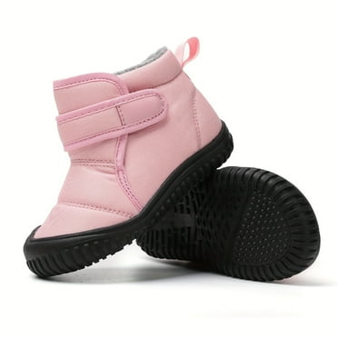 EIMELI CozyKids Snow Boots - Soft Warm Fleece-Lined Boots for Outdoor Walking Hiking Autumn and Winter - Comfortable Water-Resistant Anti-Slip Breathable and Durable Boots for Boy