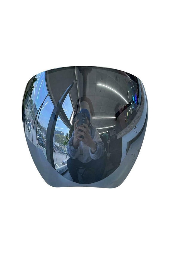 Face Protective Mirror Sunglasses With Anti-droplet Windproof Function Oversize Goggles for Men and Women