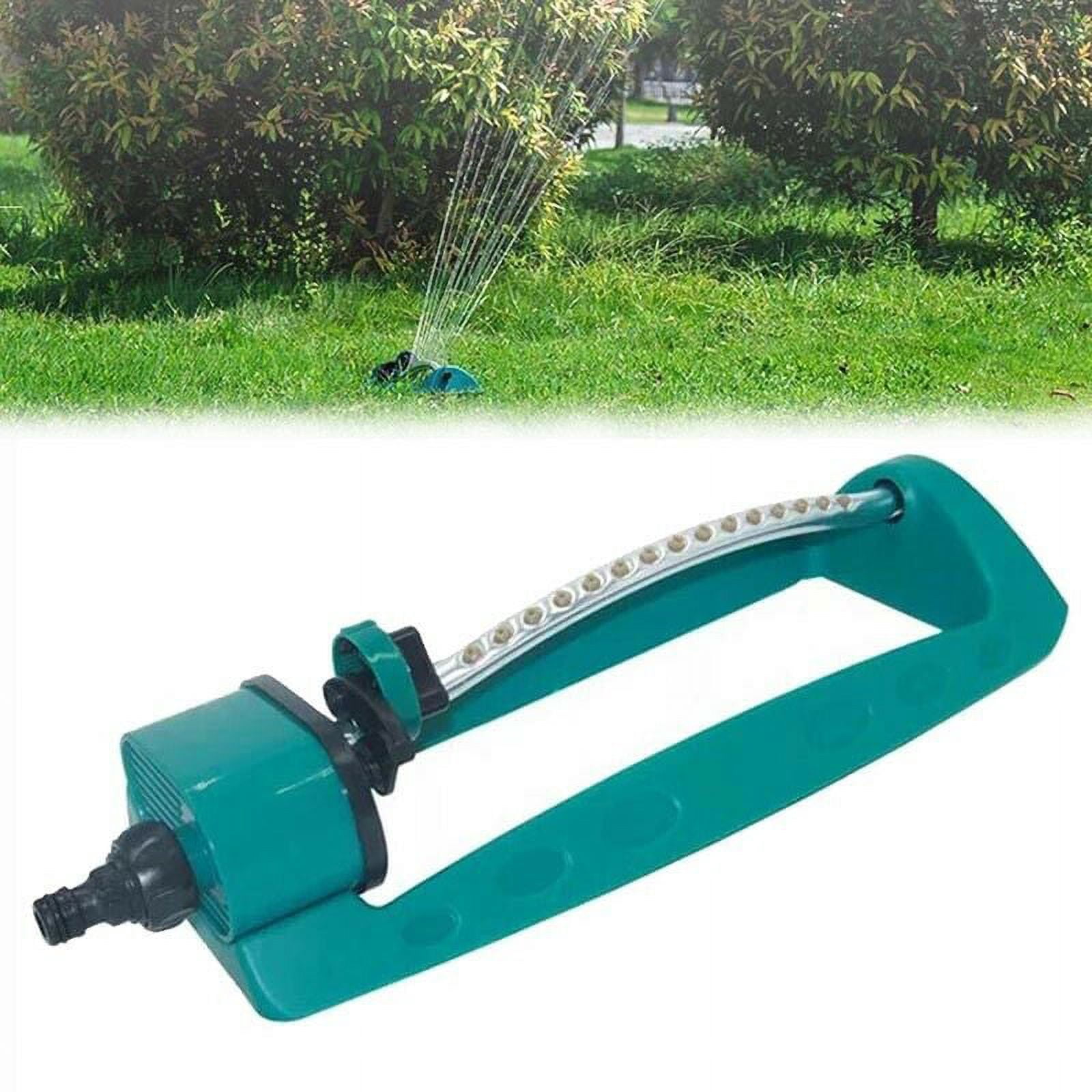 EIMELI Garden Turbo Oscillating Sprinkler 15 Holes Covers Up To 2,800 Sq Ft