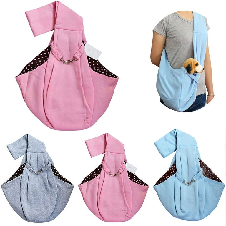 Reversible Small Dog Cat Sling Carrier Bag Travel Double Sided Pouch Shoulder Carry Handbag Reversible Small Dog Cat Sling Carrier Bag Travel Double Sided Pouch Shoulder Carry Handbag