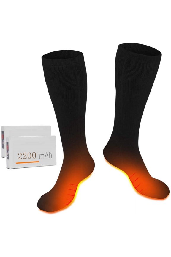 Heated Socks for Men/Women - Upgraded Rechargeable Electric Socks with 4500mAh Large Capacity Battery- Up to 16 Hours of Heat, Upgrade Heating Element up to 160℉, 3 Heat Settings