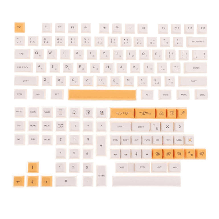 EIMELI Honey Milk Theme 140 Keys Mechanical Keyboard XDA Profile