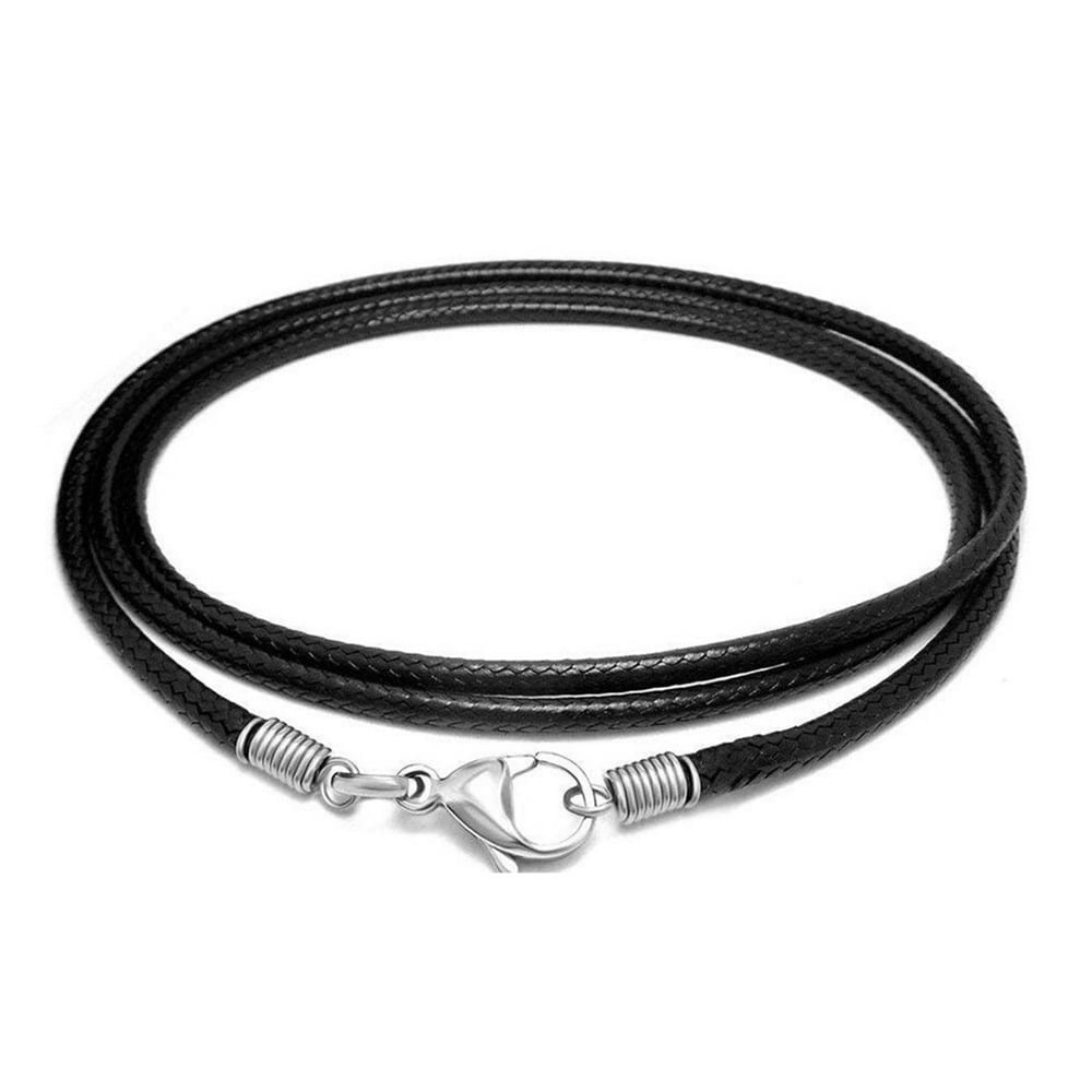 EIMELI Leathers Necklace Cord with Lobster Clasp Jewelry Making DIY Necklaces Pendant