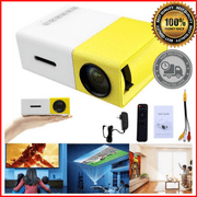EIMELI Mini Projector 2021 Portable Video-Projector HD 1080P, 55000 Hours Multimedia Home Theater Movie Projector,Compatible with HDMI,VGA,USB,AV,Laptop,Smartphone