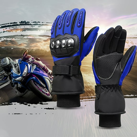 EIMELI Motorcycle Winter Gloves For Men And Women Waterproof And Warm Gloves For Cold Weather Spring Motorcycle Gloves With Touch Screen For Windproof