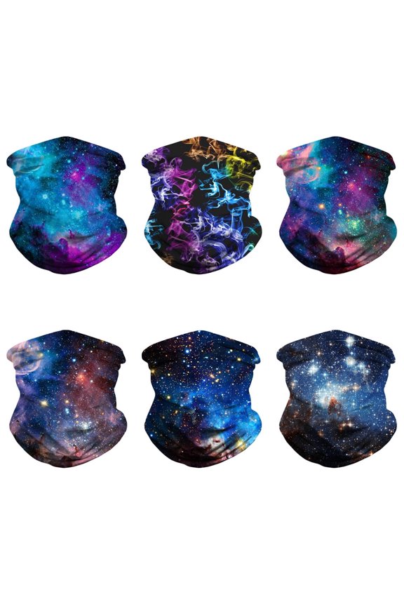 New Star Print Outdoor Riding Scarf Magic Turban Multipurpose Outdoor Running Turban Wristband