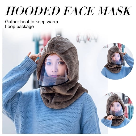 EIMELI No Fog Clear Face Mask Transparent Plastic Reusable Visible Mouth Nose Wire Adjustable Adult